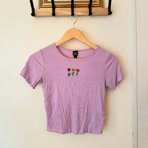 Wild Fable embroidered floral top